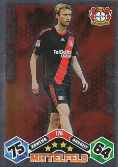 Simon Rolfes Bayer 04 Leverkusen 2010/11 Topps MA Bundesliga Star Spieler #176